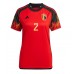 Belgien Toby Alderweireld #2 Hemmakläder Dam VM 2022 Kortärmad